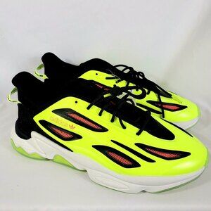 Adidas Ozweego Celox Men Size 10 Running Shoe Neon Yellow White Training Sneaker